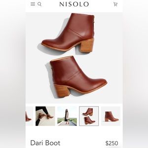 Nisolo Dari boot Brandy
